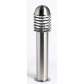 One Light Small Bollard in Stainless Steel