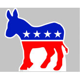 Democratic Donkey Cardboard Stand-Up