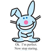 Happy Bunny - OK I'm Perfect Cardboard Stand-Up