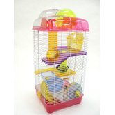3 Level Clear Plastic Mice Cage