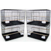 Lot of Four Medium Bird Breeding Cages