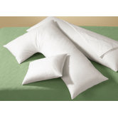Body Cuddler 90% White Duck Feather and 10% Snow White Down "L" Shaped Pillow with Cover