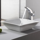 Bathroom Combos Single Hole Waterfall Illusio Faucet with Single Handle