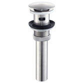 9.8" Pop Up Drain with Overflow