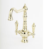Isonzo Two Handle Single Hole Bar Faucet