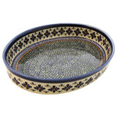 14" Oval Baking Pan - Pattern DU60