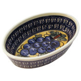 6" Oval Baking Pan - Pattern DU8