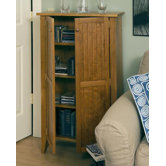 Tall Double Jelly Cabinet in Golden Oak
