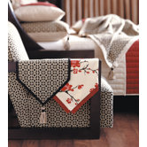 Sakura Shoji Black Throw