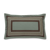 Cambium Polyester Leon Fern Decorative Pillow with Border and Flange