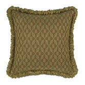 Vaughan Polyester Savoie Decorative Pillow with Ruched Welt