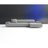Lowland Sectional with Optional Pillows by Patricia Urquiola