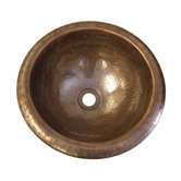 Hammerwerks Self Rimming Petite Round Bathroom Sink