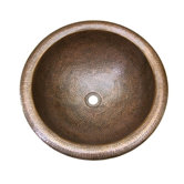 Hammerwerks August Self Rimming Large Round Bathroom Sink