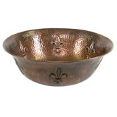 Hammerwerks Telluride Fleur-di-lis Bathroom Vessel Sink