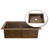 Hammerwerks ChaletChef Single Bowl Sink in Copper