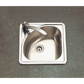 Hospitality Topmount Corner Bar Sink in Satin