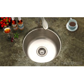 Hospitality Topmount Round Bar / Prep Sink in Stainless Steel