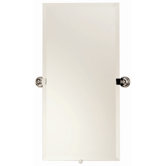 London Terrace 15" x 30" Frameless Pivoting Mirror