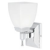 Shirebrook 1 Light Wall Light in Chrome