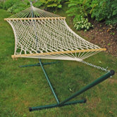 Rope Hammock and Stand Set