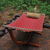 12' Arc Stand and Fabric Hammock with Pillow