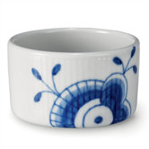 Blue Fluted Mega 3.25" Souflee Dish
