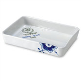 Blue Fluted Mega 6" x 9" Ovenware