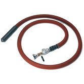 12' High Frequency Pneumatic Internal Concrete Vibrator w/ 2 - 1/2" Head, Flexible Shaft & 2100 lbs of Force