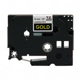 P-Touch Tze Standard Adhesive Laminated Labeling Tape, 1/2W