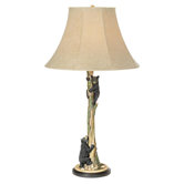 Climbing Bears Table Lamp in Multicolor