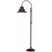 PCL Industrial Gear Downbridge 1 Light Floor Lamp