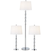 PCL Berkley 1 Light 3-Piece Lamp Set
