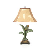 Kathy Ireland Home Aloha Tropical Parrot Table Lamp