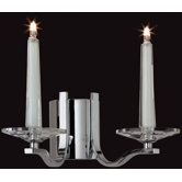 Amelia Two Light Wall Sconce in Chrome