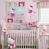 Hello Kitty and Puppy Crib Bedding Collection
