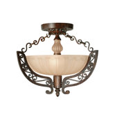 Constantine 2 Light Semi Flush Mount