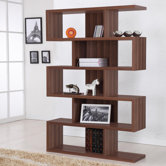 Marcel Bookcase/Display Stand in Matte Walnut