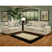 Brooklyn Upholstered Sofa and Loveseat Set