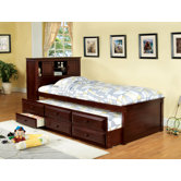 Montana Platform Captain Twin Bed with Trundle