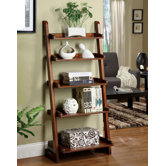 Lugo Bookcase/Storage Cabinet in Antique Oak