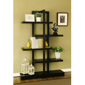 Charity Display Stand/Bookcase in Rich Cappuccino
