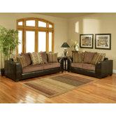 Delphi Upholstered Sofa and Loveseat Set