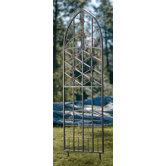 Nouveau-Leaf Wrought Iron Trellis