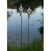 Spiral Garden Tiki Torch (Set of 2)
