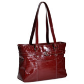 Serra Ladies' Leather Laptop Tote