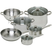 Vesta Stainless Steel 10-Piece Cookware Set