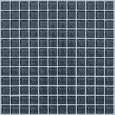 Glass Essentials Squares Accent Tile in Abyss