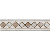 Marble Listello Tile Accent in Travertine