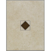 Villa Pescara 10" Deco Accent Tile in Beige